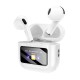 Бездротові навушники Bluetooth Hoco EW73 Randy true wireless with touch screen BT 5.4 White