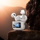 Бездротові навушники Bluetooth Hoco EW73 Randy true wireless with touch screen BT 5.4 White
