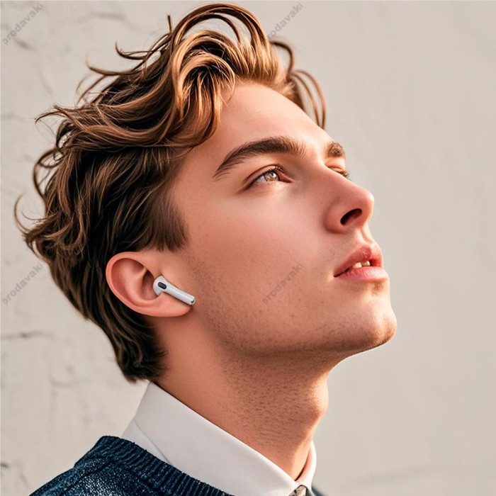 Бездротові навушники Bluetooth Hoco EW73 Randy true wireless with touch screen BT 5.4 White