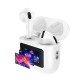 Бездротові навушники Bluetooth Hoco EW73 Randy true wireless with touch screen BT 5.4 White