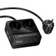 Подовжувач мережі фільтр HOCO AC27 Descanso 2-socket PD 2500W 2m Black