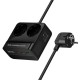 Подовжувач мережі фільтр HOCO AC27 Descanso 2-socket PD 2500W 2m Black