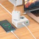 Подовжувач мережі фільтр HOCO AC27 Descanso 2-socket PD 2500W 2m White