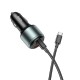 Автомобільний зарядний пристрій HOCO NZ9 Galloper three-port Type-C cable 5A 95W Black