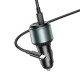 Автомобільний зарядний пристрій HOCO NZ9 Galloper three-port Type-C cable 5A 95W Black