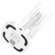 Бездротовий зарядний пристрій HOCO CW37 Thorough 2-in-1 stand 15W White