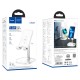 Бездротовий зарядний пристрій HOCO CW37 Thorough 2-in-1 stand 15W White