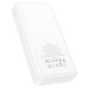 Повербанк портативний акумулятор Power Bank Borofone BJ19A з екраном PD 20W 20000 mAh White