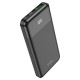 Повербанк портативний акумулятор Power Bank Hoco J102 Cool figure PD 20W 10000 mAh Black