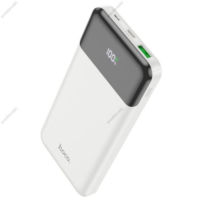 Повербанк портативний акумулятор Power bank Hoco J102 Cool figure PD 20W 10000 mAh White