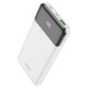 Повербанк портативний акумулятор Power bank Hoco J102 Cool figure PD 20W 10000 mAh White