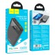 Повербанк портативний акумулятор Power Bank Hoco J102 Cool figure PD 20W 10000 mAh Black