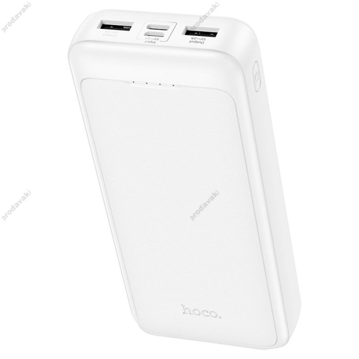 Повербанк портативний акумулятор Power Bank Hoco J111A Smart charge 20000 mAh White