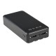 Повербанк портативний акумулятор Power bank XO PR163 20000 mAh Black