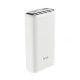 Повербанк портативний акумулятор Power Bank Hoco Q1A Kraft fully compatible 20000 mAh White