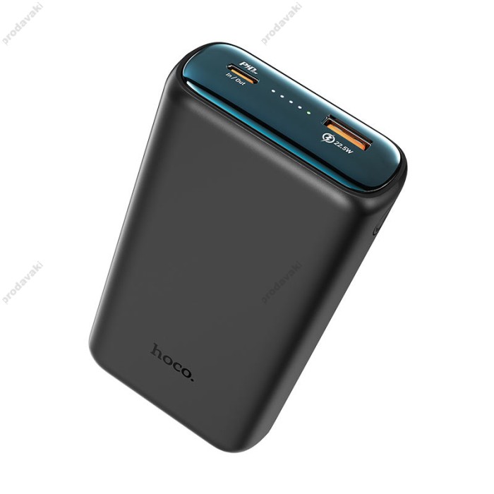 Повербанк портативний акумулятор Power bank Hoco Q1A Kraft fully compatible 20000 mAh Black