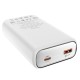 Повербанк портативний акумулятор Power Bank Hoco Q1A Kraft fully compatible 20000 mAh White