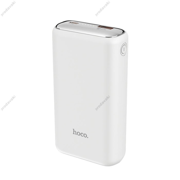 Повербанк портативний акумулятор Power Bank Hoco Q1A Kraft fully compatible 20000 mAh White