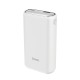 Повербанк портативний акумулятор Power Bank Hoco Q1A Kraft fully compatible 20000 mAh White