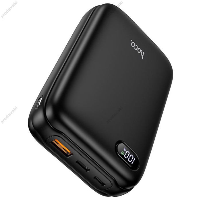 Повербанк портативний акумулятор Power bank Hoco Q2A 20000 mAh Black