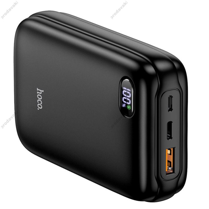 Повербанк портативний акумулятор Power bank Hoco Q2A 20000 mAh Black