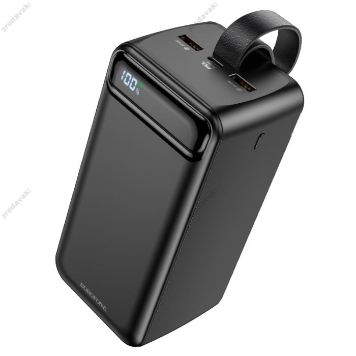 Повербанк портативний акумулятор Power bank Borofone BJ14D Course 22.5W+PD20W 50000 mAh Black