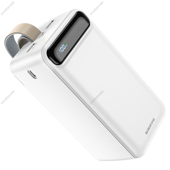 Повербанк портативний акумулятор Power Bank Borofone BJ14D Course 22.5W+PD20W 50000 mAh White