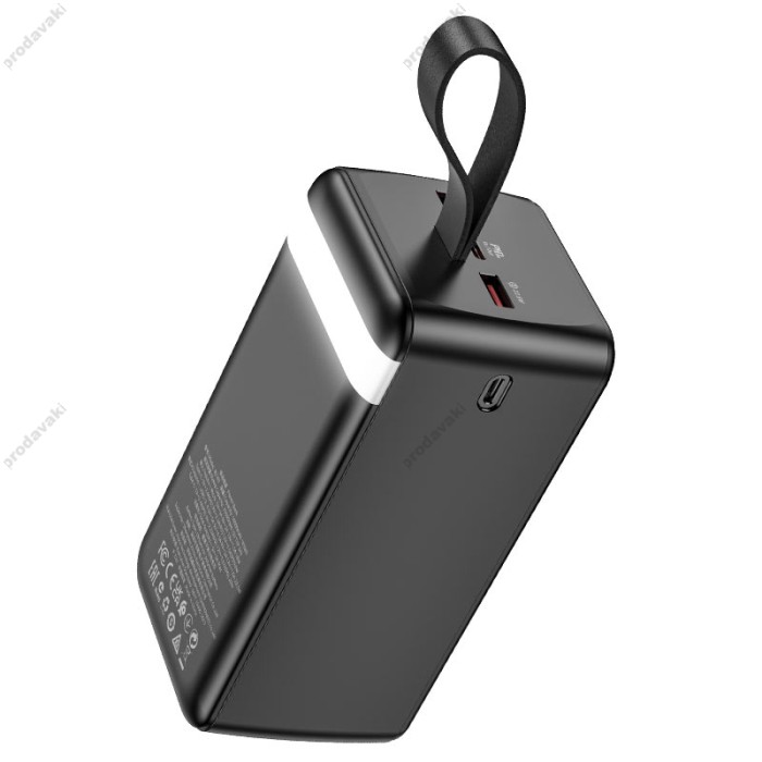 Повербанк портативний акумулятор Power bank Borofone BJ14D Course 22.5W+PD20W 50000 mAh Black
