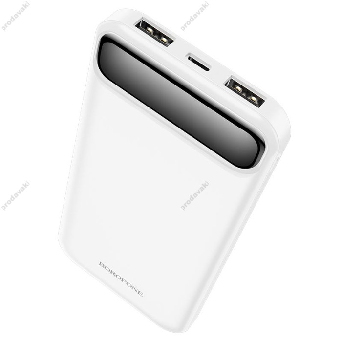 Повербанк портативний акумулятор Power bank BOROFONE BJ14 Freeway 10000 mAh White