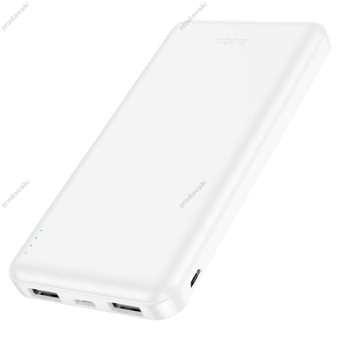 Повербанк портативний акумулятор Power bank Hoco J100 High-ranking power bank 10000 mAh White
