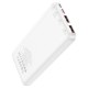 Повербанк портативний акумулятор Power bank Hoco J101 Astute 22.5W 10000 mAh White