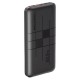 Повербанк портативний акумулятор Power bank XO PR187 Fast charge 22.5W 10000 mAh Black