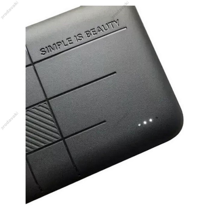 Повербанк портативний акумулятор Power bank XO PR187 Fast charge 22.5W 10000 mAh Black
