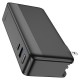 Повербанк портативний акумулятор Power bank Hoco Q16 Friendly US/EU 22.5W 10000 mAh Black