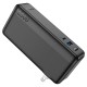 Повербанк портативний акумулятор Power bank Hoco Q16 Friendly US/EU 22.5W 10000 mAh Black