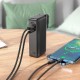 Повербанк портативний акумулятор Power bank Hoco Q16 Friendly US/EU 22.5W 10000 mAh Black