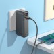 Повербанк портативний акумулятор Power bank Hoco Q16 Friendly US/EU 22.5W 10000 mAh Black