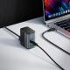 Подовжувач мережі фільтр HOCO CS76A Star Speed charger 70W 1.5m Black