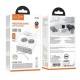 Подовжувач мережі фільтр HOCO AC28 Descanso 2-socket PD with telescopic 2500W 2m White