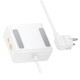 Подовжувач мережі фільтр HOCO AC28 Descanso 2-socket PD with telescopic 2500W 2m White