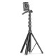 Монопод-трипод CH C06 stable shooting multifunctional expansion metal selfie stick 1.83m Black