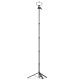 Монопод-трипод CH C06 stable shooting multifunctional expansion metal selfie stick 1.83m Black