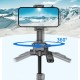 Монопод-трипод CH C06 stable shooting multifunctional expansion metal selfie stick 1.83m Black
