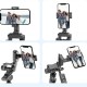 Монопод-трипод CH C06 stable shooting multifunctional expansion metal selfie stick 1.83m Black