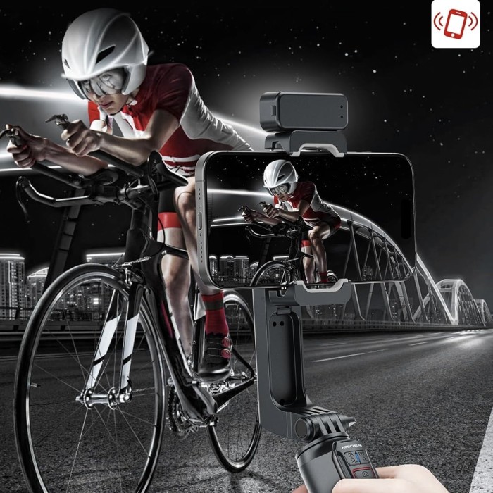 Двоосьовий стабілізатор (стедікам) Gimbal Stabilizer A10 Black