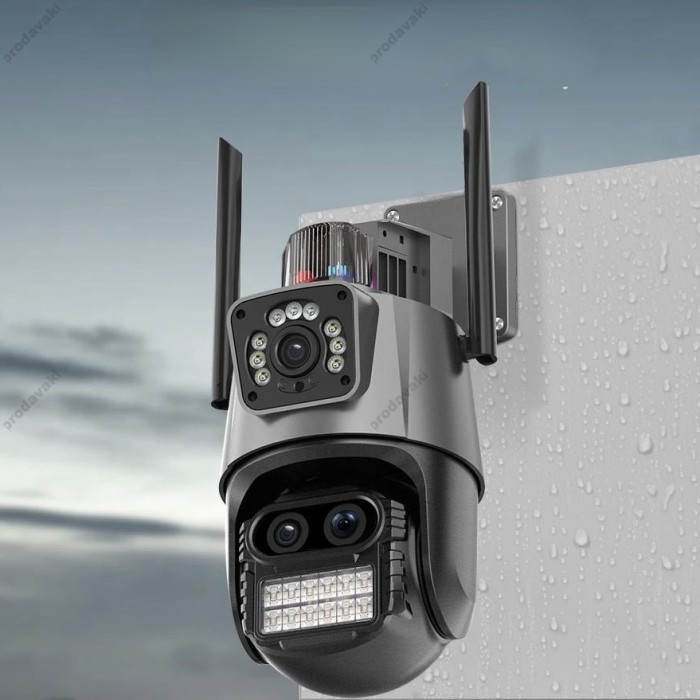 Камера відеоспостереження CH IP Camera Besder P10QS 9MP ICSEE 3 lenses 