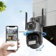 Камера відеоспостереження CH IP Camera Besder P10QS 9MP ICSEE 3 lenses 