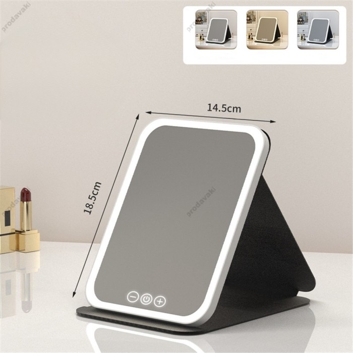 Дзеркало з LED підсвічуванням CH Folding makeup mirror 806