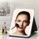 Дзеркало з LED підсвічуванням CH Folding makeup mirror 806