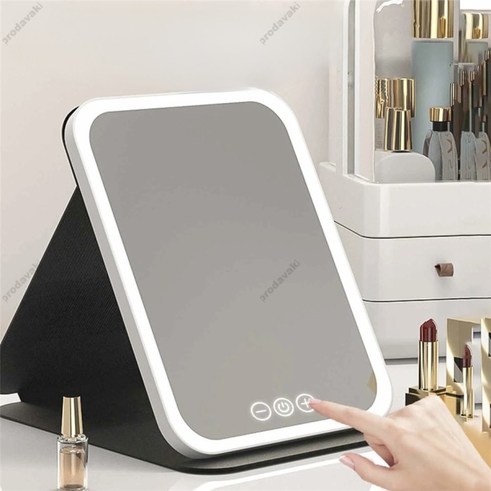 Дзеркало з LED підсвічуванням CH Folding makeup mirror 806